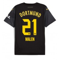 Borussia Dortmund Donyell Malen #21 Bortatröja 2024-25 Korta ärmar